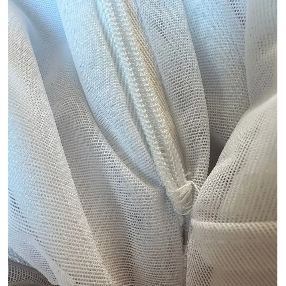 NBD White Mini Slip Dress XS Cocktail Bodycon Bride Graduation Revolve $168 NEW